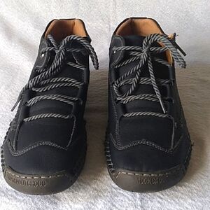 Fashion Leather Hand Stitching  men's shoes
